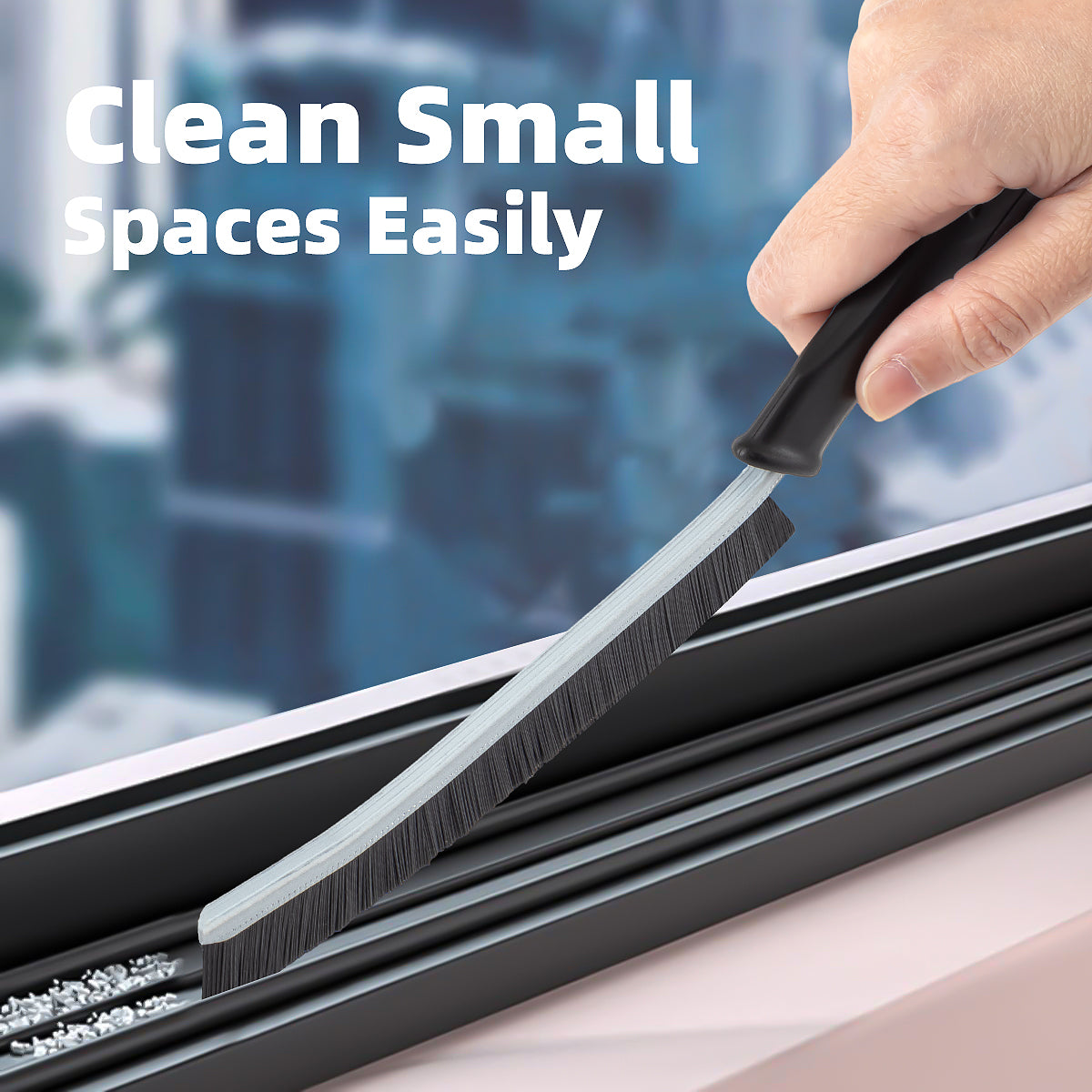 SXhyf Cleaning Brush - Hard Bristle Crevice Scrub Brush