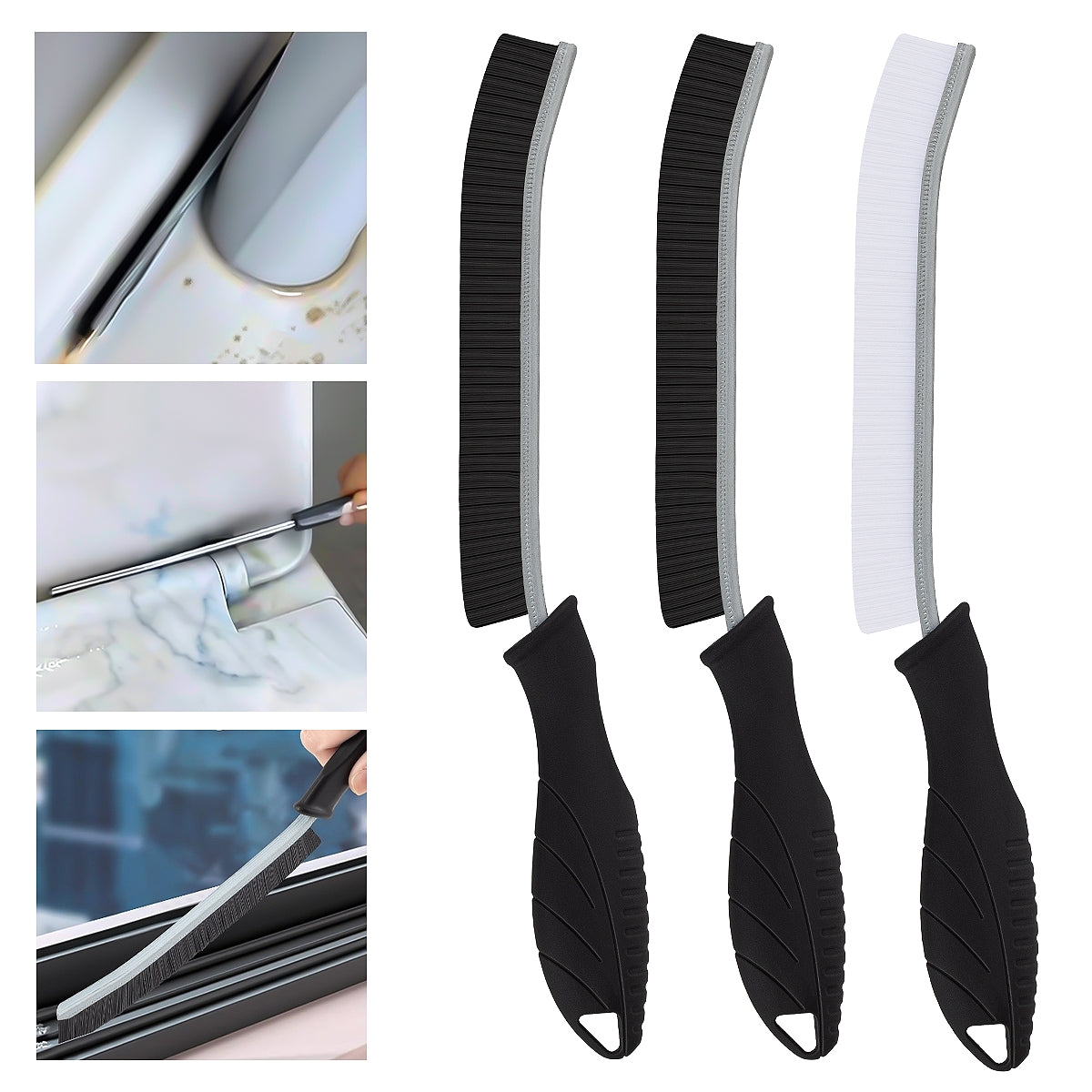 SXhyf Cleaning Brush - Hard Bristle Crevice Scrub Brush