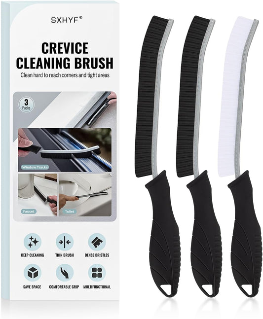 SXhyf Cleaning Brush - Hard Bristle Crevice Scrub Brush